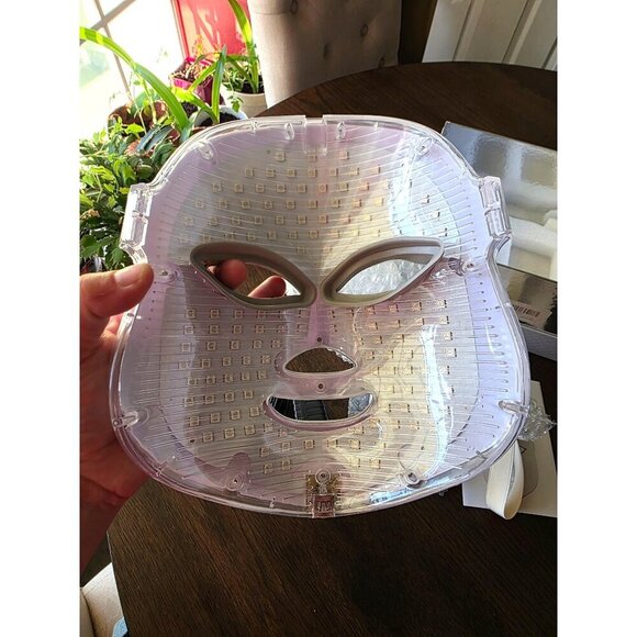 NORLANYA 3 Colors Photon LED Mask Skin Care Treatment for Pimples, Wrinkle, Blem - Picture 10 of 13